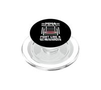 MMA Cage Fighting Fight Like A Worrior Mixed Martial Arts PopSockets PopGrip per MagSafe