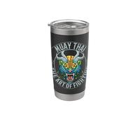 Mma E Muay Thai tiger Demon Bicchiere termico in acciaio inox doppia parete