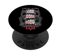 MMA Fighter Arti Marziali Miste Paura Nessuno Bruh Pugno Teschio PopSockets PopGrip Adesivo