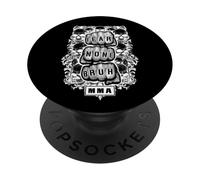 MMA Fighter Arti Marziali Miste Paura Nessuno Bruh Pugno Teschio PopSockets PopGrip Adesivo
