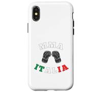 MMA Italia combattente design con bandiera italiana Custodia per iPhone X/XS