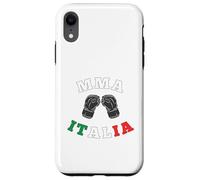 MMA Italia combattente design con bandiera italiana Custodia per iPhone XR