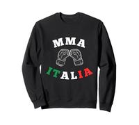 MMA Italia combattente Design con Bandiera Italiana Felpa