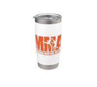 MMA Mixed Arti Marziali Fighting Cage Bicchiere termico in acciaio inox doppia parete