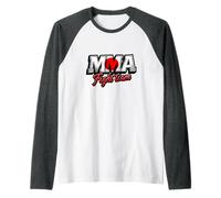 MMA Squadra Maglia con Maniche Raglan