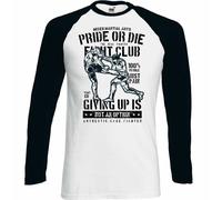 Mma T-Shirt Palestra Pride O Die Uomo Divertente Top Boxe Muay Tailandese UFC