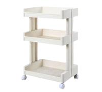 MMABEUTF Carrello a rotolamento di grande capacità multifunzionale a 3 livelli con ruote abiti per il bagno per salone di bellezza