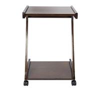 MMABEUTF For Elegant Style Sofa Side Table, Bedside End Tea Table With Wheel, For Home Living Room