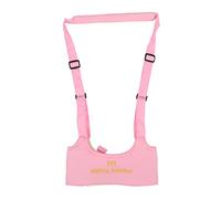 MMABEUTF Per il bambino, per Walker Helper, palmare regolabile per la pelle, impedire a perdersi alleviare il mal di schiena, per il bambino che cammina (Rosa)