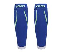 MMABEUTF Per il polpaccio, per la stecca della manica a compressione delle gambe senza piede, blu scuro, per la corsa allo sport (L/xl)