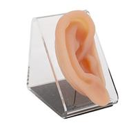 MMABEUTF Per il silicone, per il modello auricolare - Strumento di pratica dell'agopuntura simulato, con supporto per il display, per il display per penetrante
