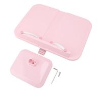 MMABEUTF Per rosa, per supporto per libri regolabili, con clip di pagina, per leggere il libro di testo del libro di cucina della ricetta tablet (Tipo di sollevamento)