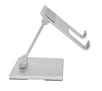 MMABEUTF Stand tablet regolabile Piegabile porta tablet desktop supporto per telefono cellulare per il telefono Silver
