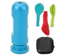 MMABEUTF Strumento di allenamento per l'equalizzazione 'orecchio Strumento di pratica ausiliaria per l'equilibrio della pressione 'orecchio in lega di alluminio per lo snorkeling Subacquea (Blu)