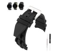 MMBAY Cinturino di ricambio in gomma da 26 mm, adatto per Invicta Pro Diver 6977 6981 6983 6985 6995 21930 90082 17887 22309 Cinturino in silicone per uomini e donne Accessori per orologio da polso