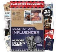 MMC Death of an Influencer - Thrilling Murder Mystery Games per adulti a Bali Paradise - 28 pezzi di prova realistici, 150 Gameplay min (difficoltà 3.5/5) - Gioco Cold Case Files per 1-10 giocatori