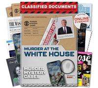 MMC Murder at the White House - Giochi di mistero di omicidi emozionanti per adulti a Washington D.C. - 37 pezzi di prova, 150 Min Gameplay (difficoltà 3.5/5) - Gioco Cold Case Files per 1-10