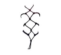 MMCCHB Women's Bikini, Ultra Soft Cotton Rope, SM Binding Cotton Rope, Suitable for Men, Women, And Couples (IT, Testo, Taglia Unica, Regular, Regular, Nero)