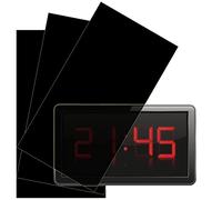 mmcrz - Adesivi per blocco della luce a LED, oscuranti, per router, coperture LED per TV, colore nero, 3 fogli 50% dim)