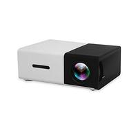 MMD Mini proiettore, 1080P Full HD Home Theater Video Cinema Portatile Compatibile Con HDMI/USB/TF/AV/Smart Phone Laptop Tablet Pocket Video Proiettori (colore : Nero)