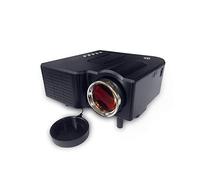 MMD Mini proiettore portatile 3D video tascabile supporta 1080p HDMI USB ideale per home cinema e intrattenimento all'aperto (colore : nero)