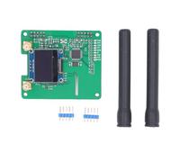 MMDVM Duplex Hotspot Module Dual Hat UHF VHF Doppia Antenna con LED Organico Compatibile con Pi Zero, DMR, P25, D Star