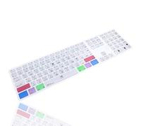 MMDW - Cover in silicone inglese Logic Pro X per tastiera con tasti di scelta rapida per Apple iMac G6 MB110LL/B MB110LL/A A1243 con tastierino numerico NumberPad (versione USA e UE)