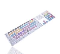 MMDW - Custodia in silicone inglese Avid Pro Tools per tastiera con tasti di scelta rapida per Apple iMac G6 MB110LL/B MB110LL/A A1243 con tastierino numerico NumberPad (versione USA e UE)