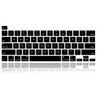 MMDW - Custodia in silicone per tastiera MacBook Pro 16" A2141 2019+, MacBook Pro 13 con tastiera Magic & MacBook Pro con chip Apple M1 A2338/A2251/A2289 2020+ versione USA, colore: Nero