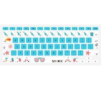 MMDW EU/UK - Cover per tastiera in silicone per MacBook Pro da 13", 15" (con o senza display Retina, versione 2015 o precedente), per MacBook Old Air da 13", estate