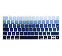MMDW Premium EU Layout inglese ultra sottile soft touch tastiera protettiva in silicone copertura protettiva per Magic Wireless Keyboard MLA22L/A A1644 (2015 rilasciato) (blu ombre)