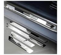 MMDXDLX 4 Pezzi Acciaio Inox Battitacco per Auto Sticker per Opel Mokka X 2016-2019 X,Battitacco Auto,Adesivo Batticalcagno Porta Auto, Protezione AntiGraffio,Accessori Auto