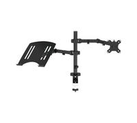 MMFURHHAY Il monitor del computer supporta il desktop in alto e in basso doppio schermo quattro schermi più base aumentare telaio rotante(Integrated mount)