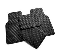 MMHGFIR 4 Pezzi Auto Tappetini in Pelle, per BMW Serie 5 520d 530d 2017-2022 Tappetini in Pelle Personalizzati Antiscivolo Fodera Protezione Accessori Interni Auto,B