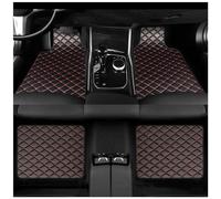 MMHGFIR 4 Pezzi Auto Tappetini in Pelle, per Fiat 500/500C/500E/Abarth 500 2007-2022 Tappetini in Pelle Personalizzati Antiscivolo Fodera Protezione Accessori Interni Auto,B