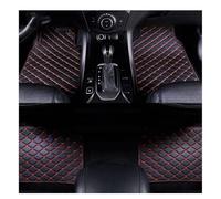 MMHGFIR 4 Pezzi Auto Tappetini in Pelle, per Mercedes Benz GLE Coupe 2020-2022 Tappetini in Pelle Personalizzati Antiscivolo Fodera Protezione Accessori Interni Auto,D