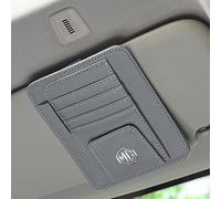 MMHGFIR Auto Porta Occhiali, per MG ZS MG4 MG5 ZS EV 2022 2023 Portaocchiali Parasole,Porta Occhiali da Sole Visiera Parasole Auto,Clip per Occhiali da Auto in Pelle P,D