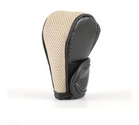 MMHGFIR Copri Pomello della Leva Cambio per Auto, per Hyundai Tucson 2015-2018 Pelle Traspirante Protezione Leva del Cambio per Antiscivolo Resistente all'Usura,B-Automatic