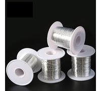 MMLFX 1 Metro 925 Filo d'Argento Filo Linea Gioielli Che Fanno Risultati componente Fai da Te Collana Braccialetto orecchino Accessori all'Ingrosso (Color : Soft Wire, Size : 1.0mm)