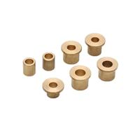 MMLFX 10 pz Mini Boccola in Ottone Albero 2mm 3mm 4mm 5mm Timone Flangia Albero Cuscinetto A Manicotto for RC Bait Barca Modello Fai da Te Accessori (Color : A 5x8mm Flange)