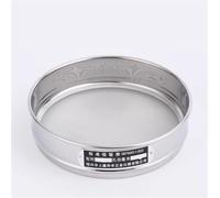 MMLFX 1pc Laboratorio Sieve Dia 20cm dalla 10mesh for 200mesh Acciaio Inossidabile Netto Cromatura Corpo di Prova Sieve Standard di Prova Sieve (Capacity : Lid And Bottom)