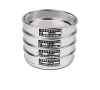MMLFX 1PC Standard Laboratory Test Sieve 304 SUS Filtro Mesh Mesh Programma SEIPLING ISPECTION ISPECTION PHARMACopEIA SIEVIE Dias 20cm 80-500 Mesh 1pc (Capacity : 120 Mesh(0.125mm))