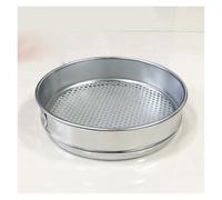 MMLFX 1pc Test Sieve Lab Silver Suolo Standard Siete Setaccio in Acciaio Inox 200mm Diam Fori Rotondi Apertura 1/2/3/3/4/5/6/7/8/9/10/10 / 20 / 30MM (Size : 8mm)