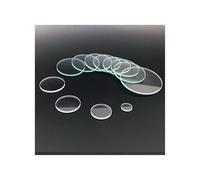 MMLFX 1pc Trasparente Rotonda Lente in Vetro Piatto 10mm 15mm 18mm 19mm 20mm 21mm 22 23 25 27 28 30mm 32mm 34 35 38 42mm for LED Torcia della Torcia Elettrica (Size : 23mm x 2mm)