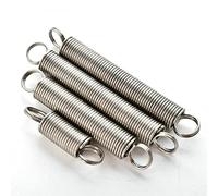 MMLFX 5pcs Estensione Molla 304 in Acciaio Inossidabile Molla di Tensione 1 mm con Filo a Doppio Gancio diad 1mm*od 6-8 mm*Lunghezza 20-60 mm (Size : 1x8x45mm)