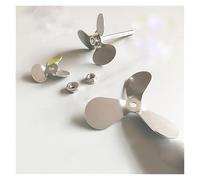 MMLFX Barra di agitazione da Laboratorio da 1 pc 304 in Acciaio Inossidabile Barra a Paletta a Tre Pale a Tre eliche for Miscelatore da Laboratorio (Size : Three Leaves 40mm)