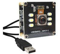 MMlove Modulo fotocamera USB da 48 MP 4K 30FPS Visione notturna a colori Webcam autofocus ad alta velocità Telecamera Lightburn Angolo di visione 70 ° Webcam di sicurezza industriale per