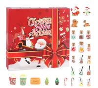 MmmLucipor Calendario dell'Avvento 2025, 24 finestrelle numerate Sorprese tra, Calendario Avvento 2025 Bambini, Gioco per il Conto alla Rovescia di Natale, Sorpresa Regalo Natale 4 5 6 7 8 Anni