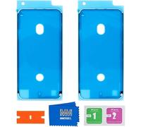 MMOBIEL 2 x Pegatina adhesiva pre-cortada impermeabile compatibile con iPhone SE 2022/SE 2020/8 4.7 Pulgada Marco LCD (bianco)