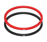 MMOBIEL 28 AWG Cavo Elettrico Silicone - 28 Gauge (0,08 mm²) Cavo in Rame Stagnato - 2 Fili Separati Rosso e Nero Ciascuno 5m / 16.4ft per Riparazione Elettrica, Sensori, RC, Droni, Cavi per Oratori